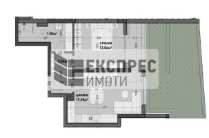  1 bedroom apartment, Izgrev