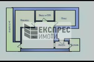 FURNISHED 2 bedroom apartment, Levski