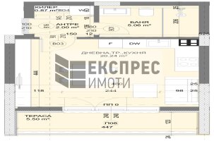 Студио Едностаен апартамент, Галата